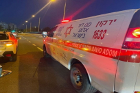 اصابة حرجة لسائقة دراجة نارية بحادث طرق شمال يافا 